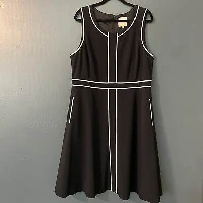 Modcloth Navy Roving Reporter A-Line Piping Mini Dress Size 2X • $35