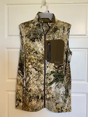 Cabela's Outdoor Gear Camo Fleece Full Zip Lightweight Cinch Waist Size Small • $15