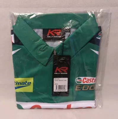 Rick Kelly Racing Castrol Edge BP Green Team Polo Size L Supercars Signed New • $29.99