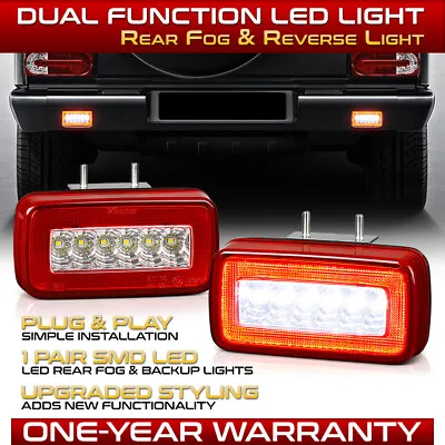 Euro LED Rear Fog+Reverse Lamps For 1990-2018 W463 G Class G550 G500 • $91.99