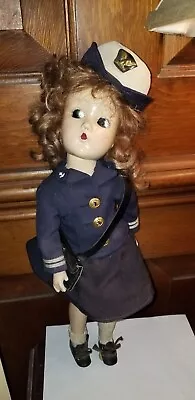 Vintage Madame Alexander Wendy Ann Composition 14  W.A.V.E. WAVE Navy WWII Doll • $449.99