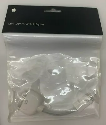 Genuine Apple Mini-DVI To VGA Adapter For Apple Mac Monitor M9320G/A Open Pack • $6.96