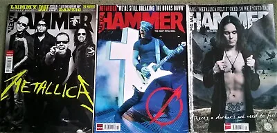 Five Metal Hammer Magazines Featuring Metallica & Slipknot From 2011 To 2013 • £4.99