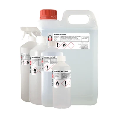 £7.75 • Buy Acetone 99.5% Pure High Quality Nail Varnish Remover - 500ml - 2.5L *Free P&P*