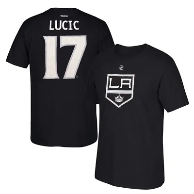 Milan Lucic Reebok Los Angeles Kings Player Premier Black Jersey T-Shirt Men's • $15.99