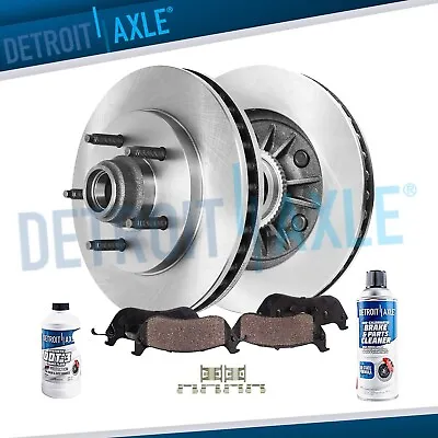 2WD Front Disc Rotors + Ceramic Brake Pads For 2000 2001 - 2003 Ford F-150 F150 • $132.11