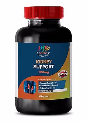 Detoxify Kidneys - KIDNEY SUPPORT - Bladder Health - Kidney Boost - 1 B 60 Ct • $21.71
