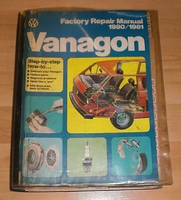 1980 1981 Volkswagen VW Vanagon Type 25 Factory Repair Service Shop Manual Used • $59.95