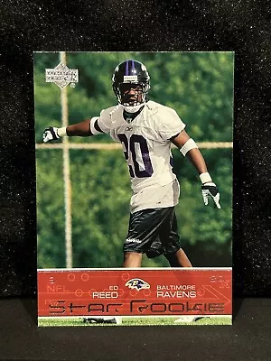 2002 Ed Reed Upper Deck #310 Star Rookie Card HOF Ravens • $9.99