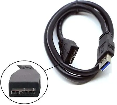 USB Cable For External Hard Drive For WD Seagate Toshiba Samsung 3.0 Micro Lead • $15.08