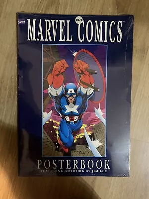 Marvel Comics JIM LEE Posterbook Featuring Artwork 1991 Sealed NEW • £72