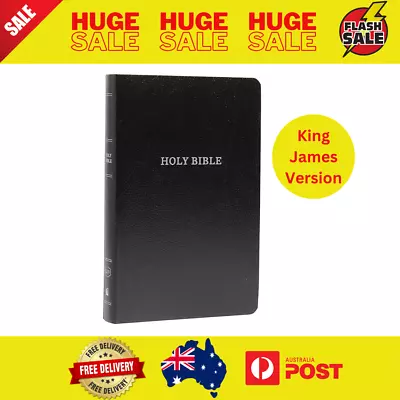 KJV Gift And Award Bible Red Letter Edition [Black]: Holy Bible King James Vers • $16.59