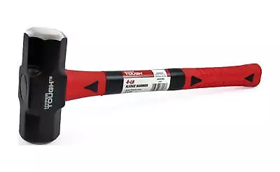 Hyper Tough 4 Lb Sledge Hammer Fiberglass Handle • $9.38