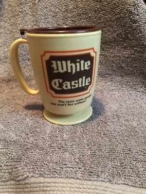 Vintage White Castle Restaurant Travel Sipper Coffee Mug 12 Oz. Whirley - Used • $15