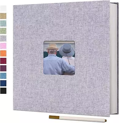 Large Photo Album Self Adhesive For 4x6 8x10 Pictures Scrapbook Album • £21.70