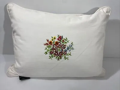 Lauren Ralph Lauren Pillow BELLE HARBOR MONOGRAM Floral 15 X 20 Pillow • $75
