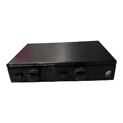 Niles Audio SSVC-2 Two Speaker Selector Switch With Volume Control Used • $39.97
