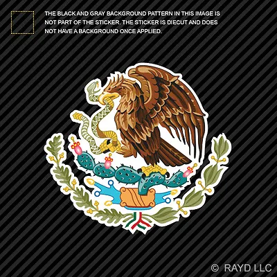 Mexican Coat Of Arms Sticker Decal Self Adhesive Vinyl Mexico Flag MEX MX • $4.96