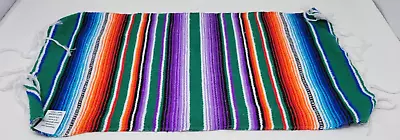 WHOLESALE Authentic Mexican Pink Serape Colorful Placemat Napkin 11  By 20  • $35.99