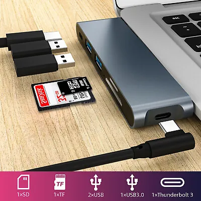 6 In 1 Multiport USB-C Hub Type C To USB 3.0 4K Dock Adapter For Macbook Pro Air • $15.95