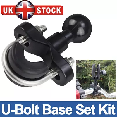 RAM Mount U-Bolt Universal Motorcycle Handlebar Bike Rail Base 0.87  Ball Kits • £5.45