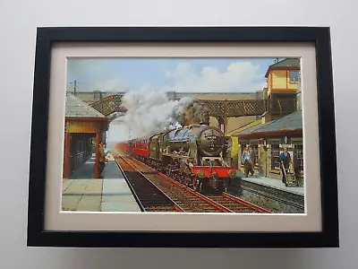 Malcolm Root Steam Train Print 'Seaforth Highlander'  FRAMED • £23