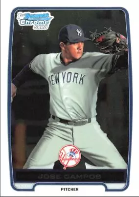 2012 Bowman Chrome Prospects Jose Campos New York Yankees #BCP15 • $4.60