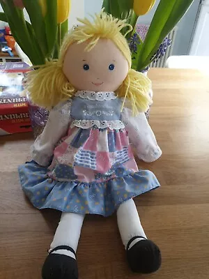 VINTAGE 1980s TOMY HOLLY HOBBY RAG DOLL MEASURES 17  HIGH • £8