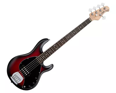 Sterling By Music Man RAY5 StingRay5 5-String - Ruby Red Burst Satin - B-Stock • $339.99