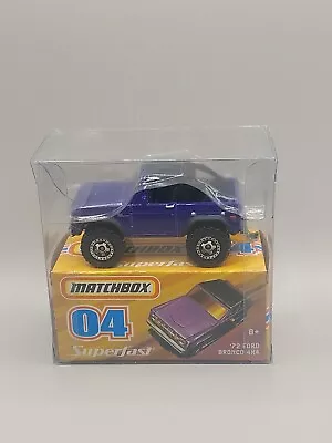 Matchbox Superfast #04 72 Ford Bronco 4x4   H5 • $17.99