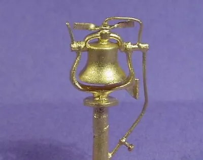 O/On3/On30 BRASS D&RGW LOCOMOTIVE AIR RINGER BELL WISEMAN BACK SHOP PART BS-001 • $7.95