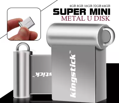 Super Mini Flash Drive USB Stick Metal 8GB 16GB 32GB 64GB Micro Disk On Key • $7.89