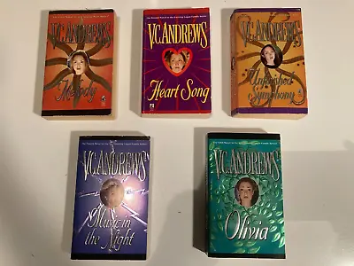 $21 • Buy Lot V C ANDREWS Complete LOGAN SERIES Melody HEART SONG Music Night Lot Of 5