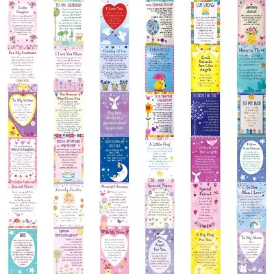 £2.59 • Buy Wallet Card Heartwarmers Keepsake Sentimental Inspirational Verse Family Cards❤