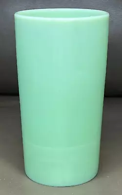 HTF McKee Jadeite Jadite Green MIlk Glass TALL Tumbler Or Flower Vase UV GLOWS • $295