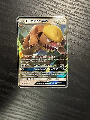 Pokémon TCG Gumshoos GX Sun & Moon 110/149 Holo Ultra Rare • $1.39