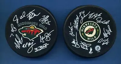 MINNESOTA WILD 2003 - 2004 Signature Hockey Puck • $24.99