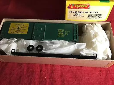 Roundhouse Ho-scale 40’ Maine Central Boxcar Kit #10619 Brand New!! • $22.99