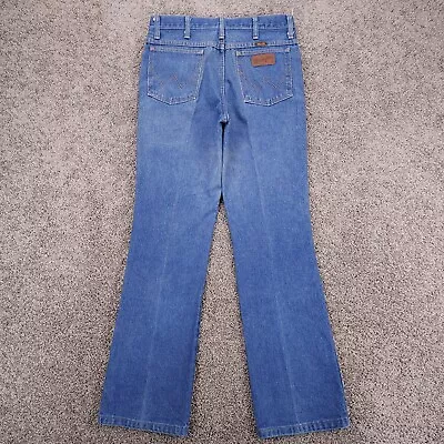 Wrangler 945NAV Jeans 32x32 (31x32) Blue Denim Bootcut Cowboy Cut Western Rodeo • $24.99