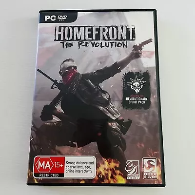 PC Game Homefront The Revolution Multi Discs - With Manual - Aus Postage Tracked • $18.90