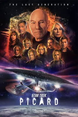 Star Trek Picard The Last Generation Movie Key Art Poster Lithograph Print Mondo • $139.99