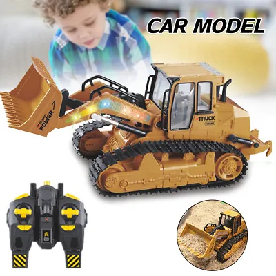 Remote Control Large Excavator RC Construction Vehicle Truck Sand Digger Toy • $61.74