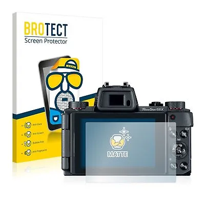 Canon Powershot G5 X 2x BROTECT® Matte Screen Protector Anti-glare Hard-coated • $29.44