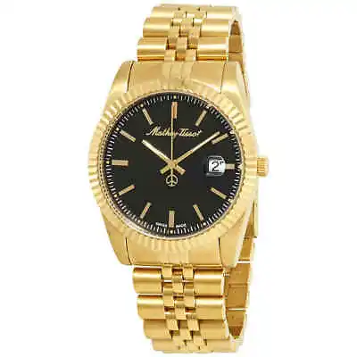 Mathey-Tissot Mathey III Quartz Black Dial Men's Watch H810PN • $104.98