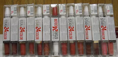 2 Maybelline Super Stay 24 Color Lip Balm/Topcoat   (Choose Your Color) • $14.99