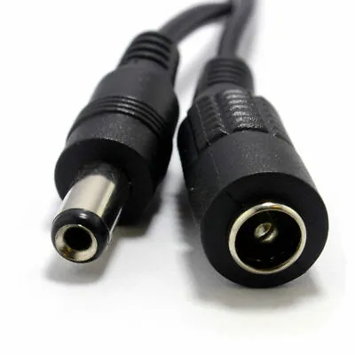 1M 3M 5M 10M Meter 12V DC Extension Cable Wire CCTV Security Cameras/DVR Lead • £3.98