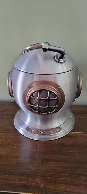 Vintage Scuba Diving Helmet Ice Bucket Livorno 1894 Pewtertone Olde Tankardware  • $145