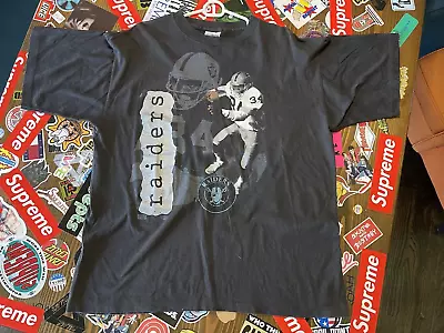 Vintage BO JACKSON RAIDERS Oakland LA Las Vegas SALEM T-shirt Men's SZ XL • $68.22