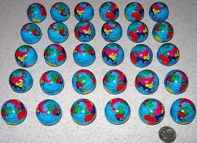  30 Earth Day Metal World Mini Globes Gumball Size   • $13