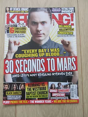 Kerrang! Magazine Issue 1466 May 2013 - 30 Seconds To Mars My Chemical Romance • £6.50